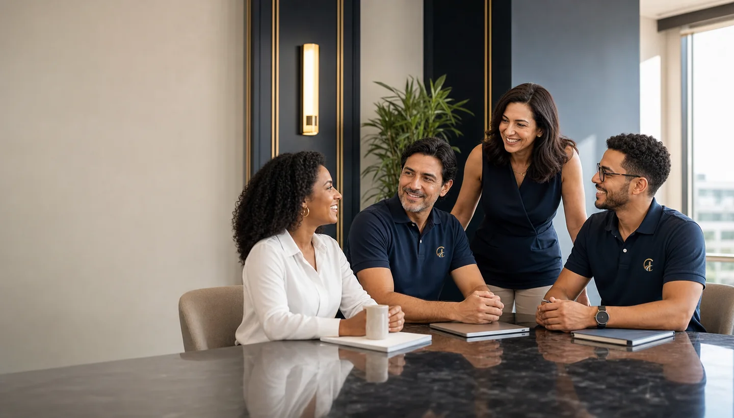 Equipe Conecte Investimentos em atendimento.